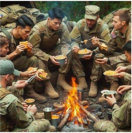 Componentes De Las Raciones Militares - RACIONES DE COMBATE MRE