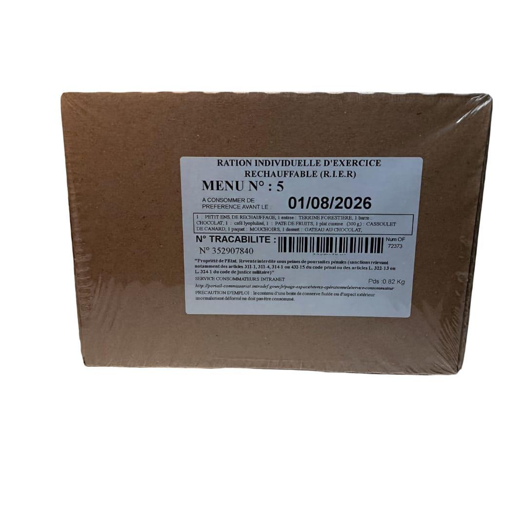 Ración Militar Francesa R.I.E.R 12h - RACIONES DE COMBATE MRE