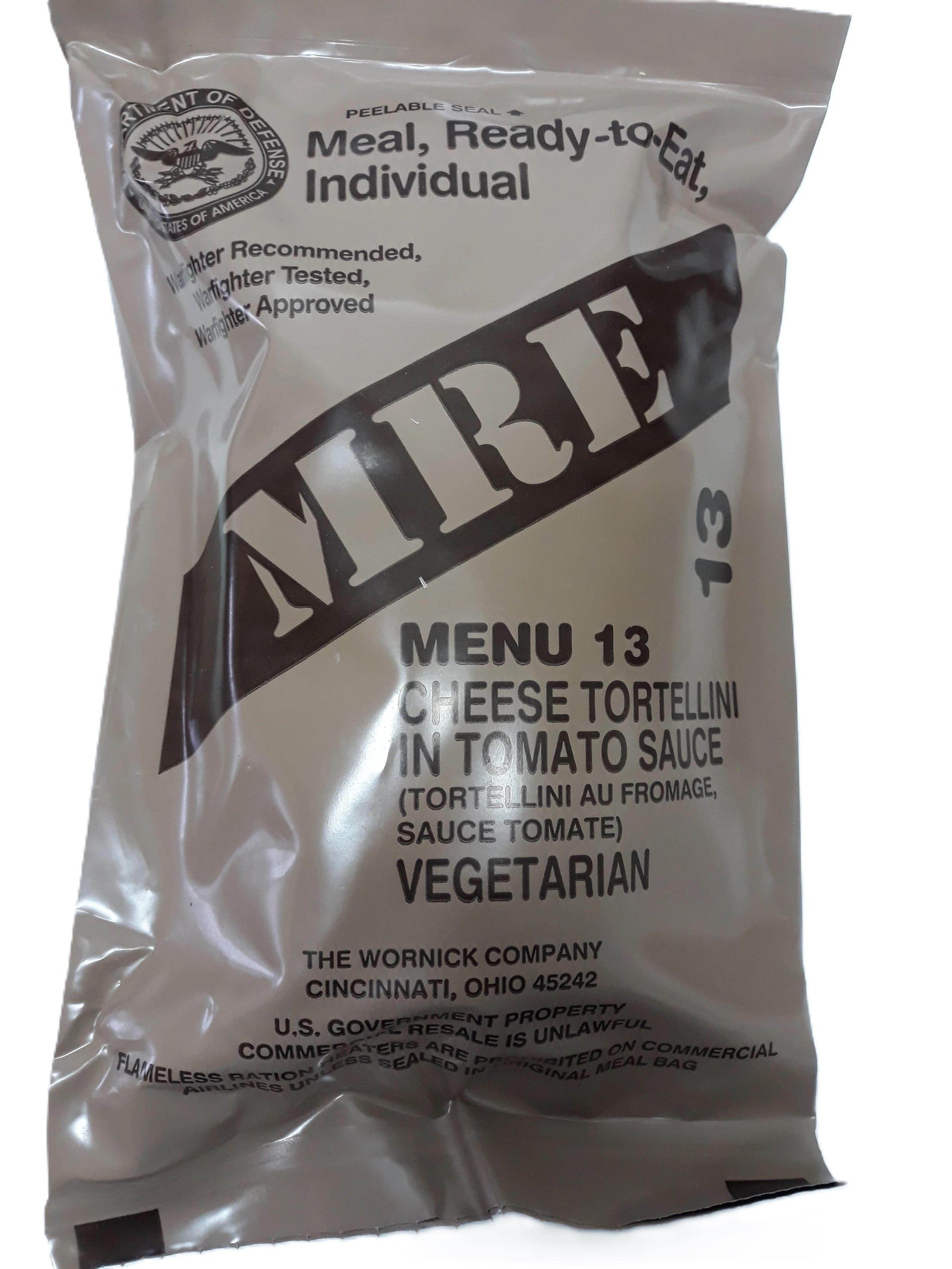 MRE USA Comida Militar Estados Unidos - RACIONES DE COMBATE MRE