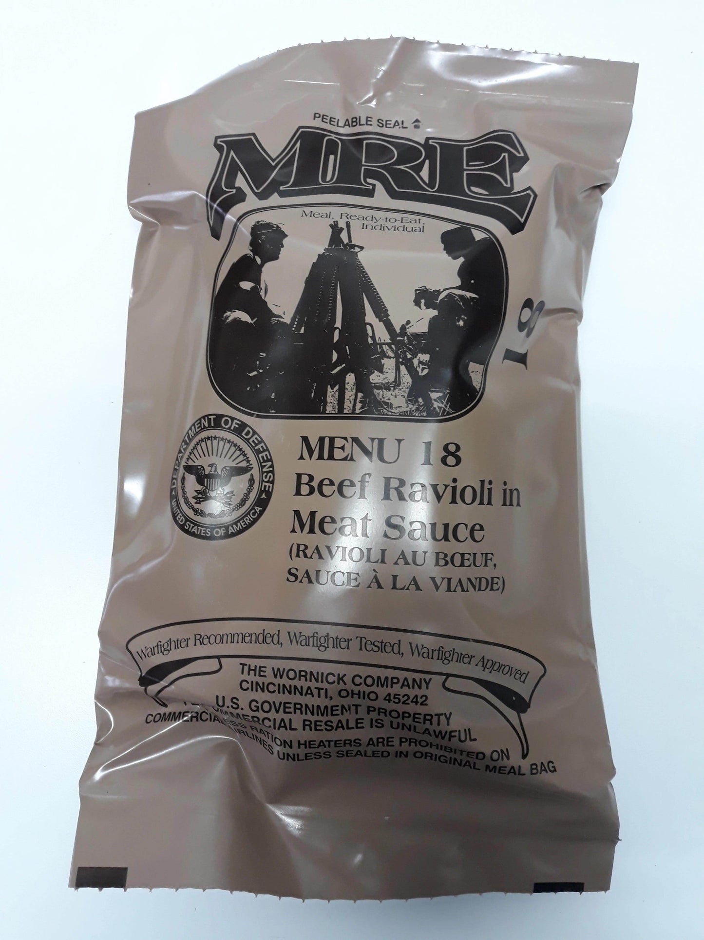 MRE USA Comida Militar Estados Unidos - RACIONES DE COMBATE MRE