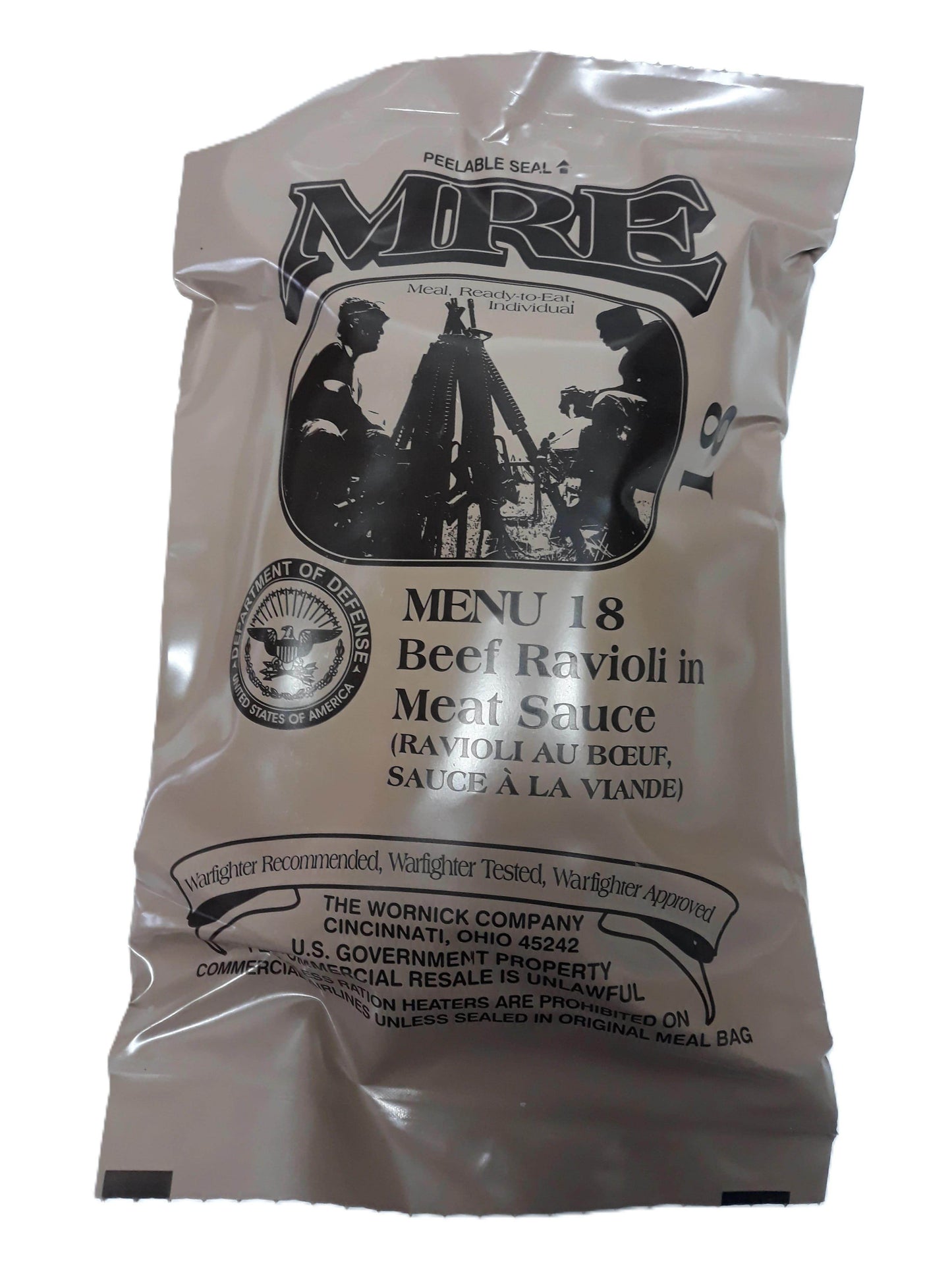 MRE USA Comida Militar Estados Unidos - RACIONES DE COMBATE MRE