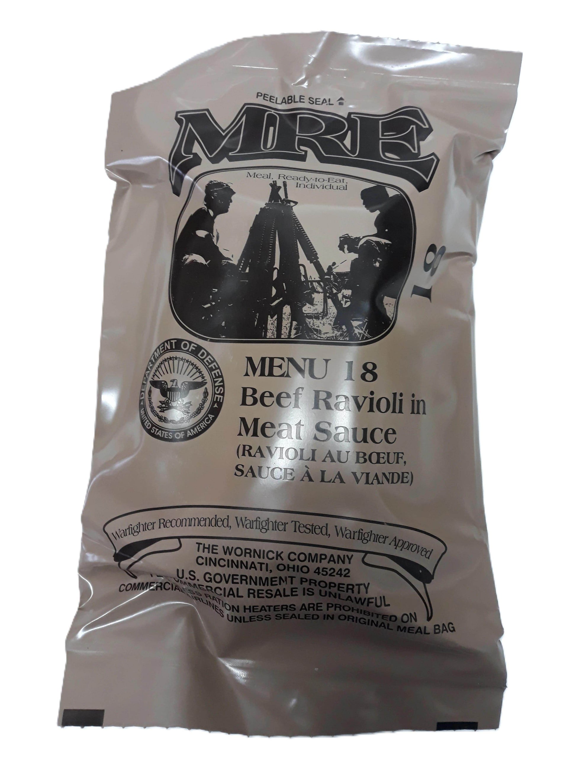 MRE USA Comida Militar Estados Unidos - RACIONES DE COMBATE MRE