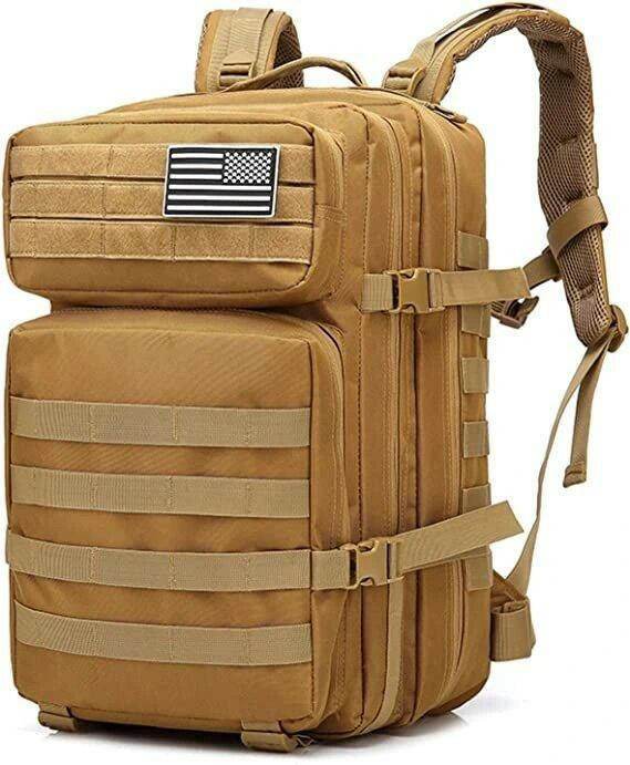 Mochila Tactica Color Kaki - RACIONES DE COMBATE MRE