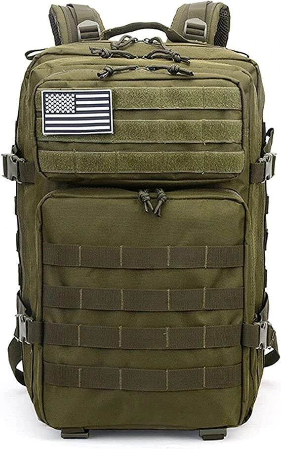 Mochila Tactica Color Verde - RACIONES DE COMBATE MRE