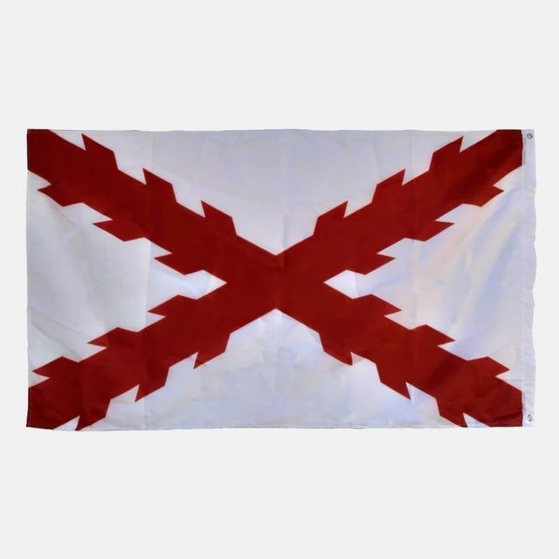 Bandera española con la Cruz de Borgoña - RACIONES DE COMBATE MRE