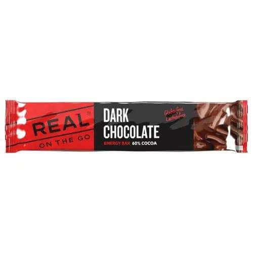 Snack Real On The Go Barrita Energética con Chocolate Negro (Vegetariano) - RACIONES DE COMBATE MRE