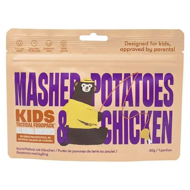 🍗 Comida Infantil Tactical Foodpack Kids – Puré de Patatas con Pollo - RACIONES DE COMBATE MRE
