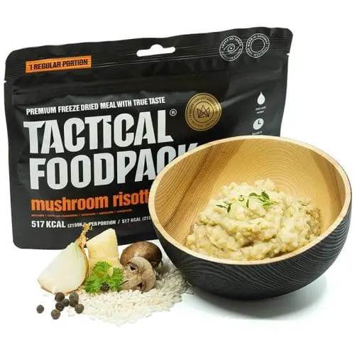 🍄 Comida Tactical Foodpack – Risotto de Champiñones (Vegetariano) - RACIONES DE COMBATE MRE