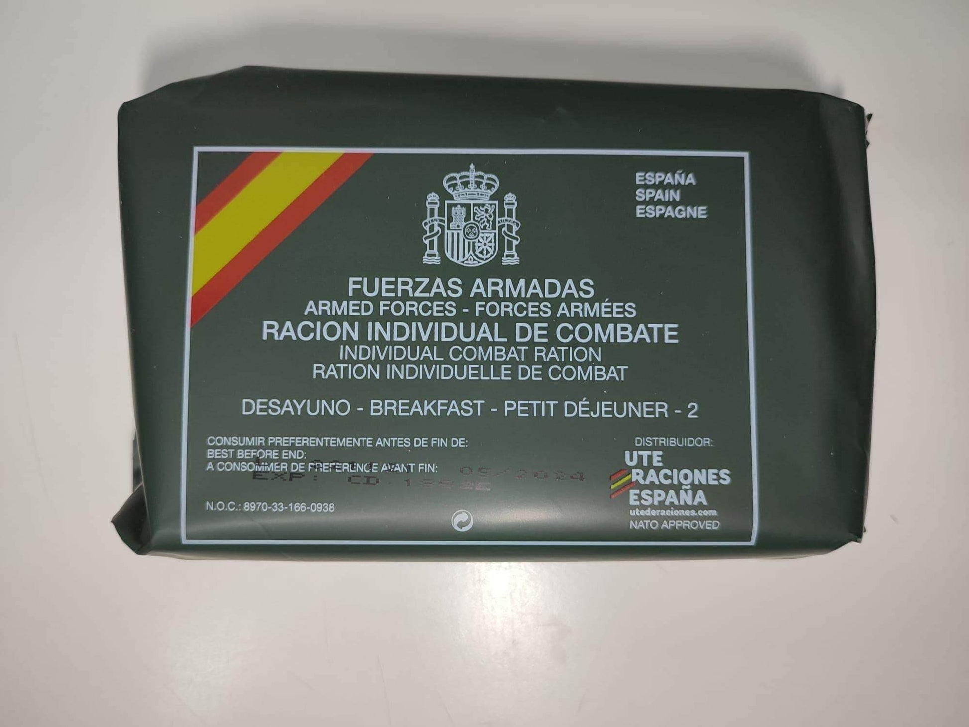 Desayunos Militares - RACIONES DE COMBATE MRE