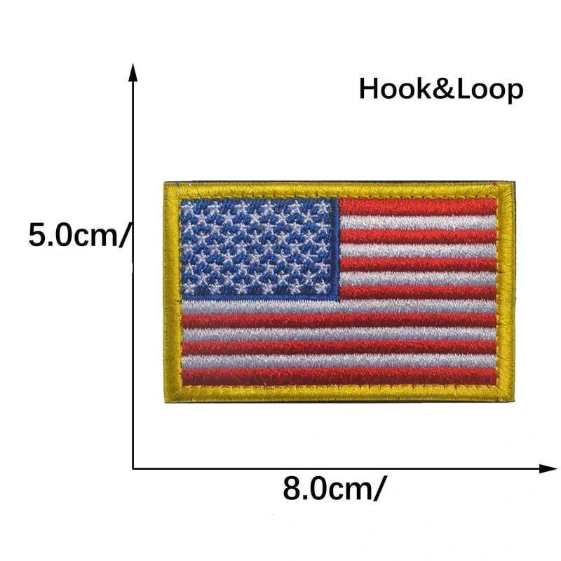 Parche Bandera USA - RACIONES DE COMBATE MRE