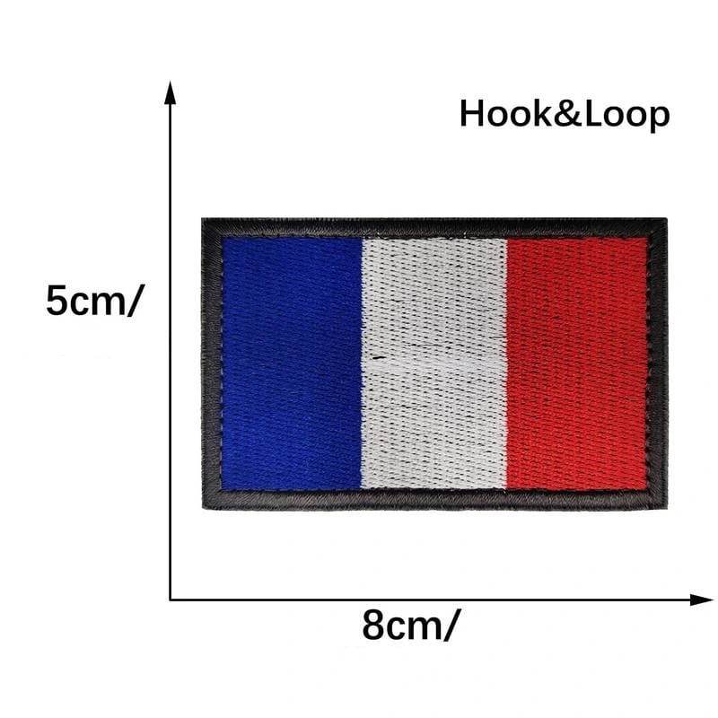 Parche Bandera Francia - RACIONES DE COMBATE MRE