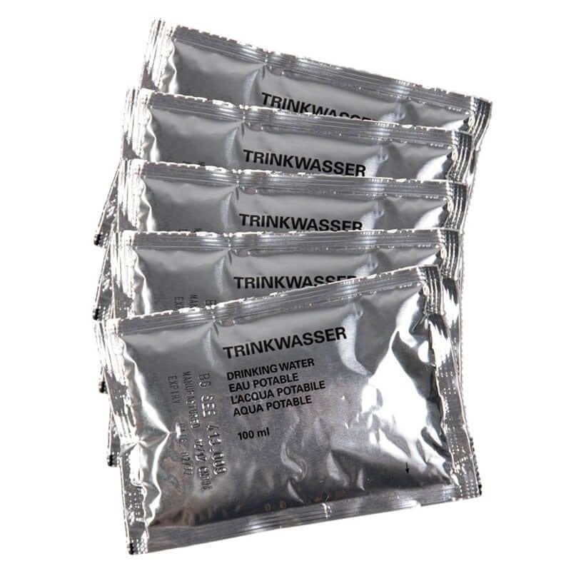 Ración Hidratación German Drinking Water 5x100ml - RACIONES DE COMBATE MRE