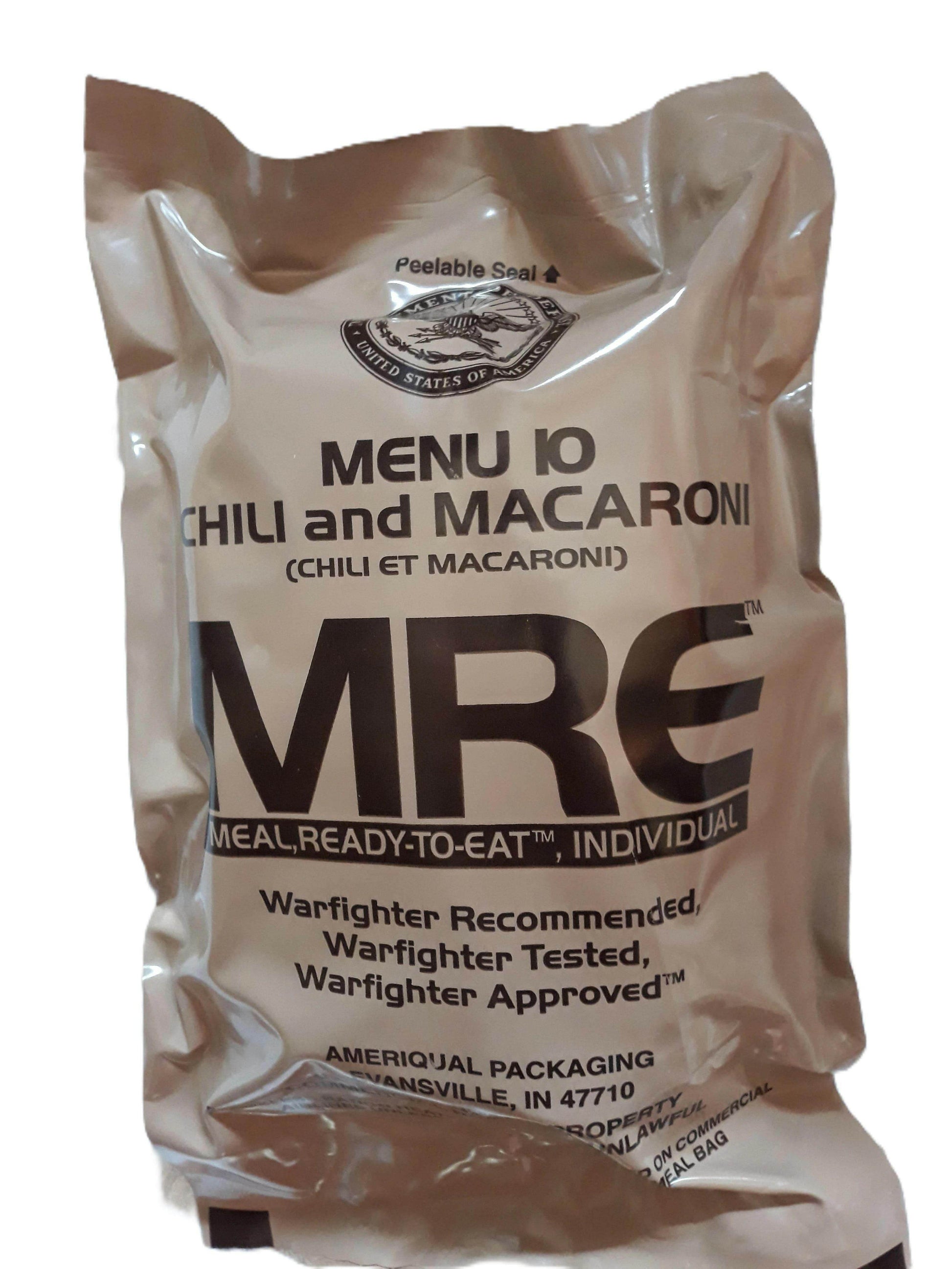 MRE USA Comida Militar Estados Unidos - RACIONES DE COMBATE MRE