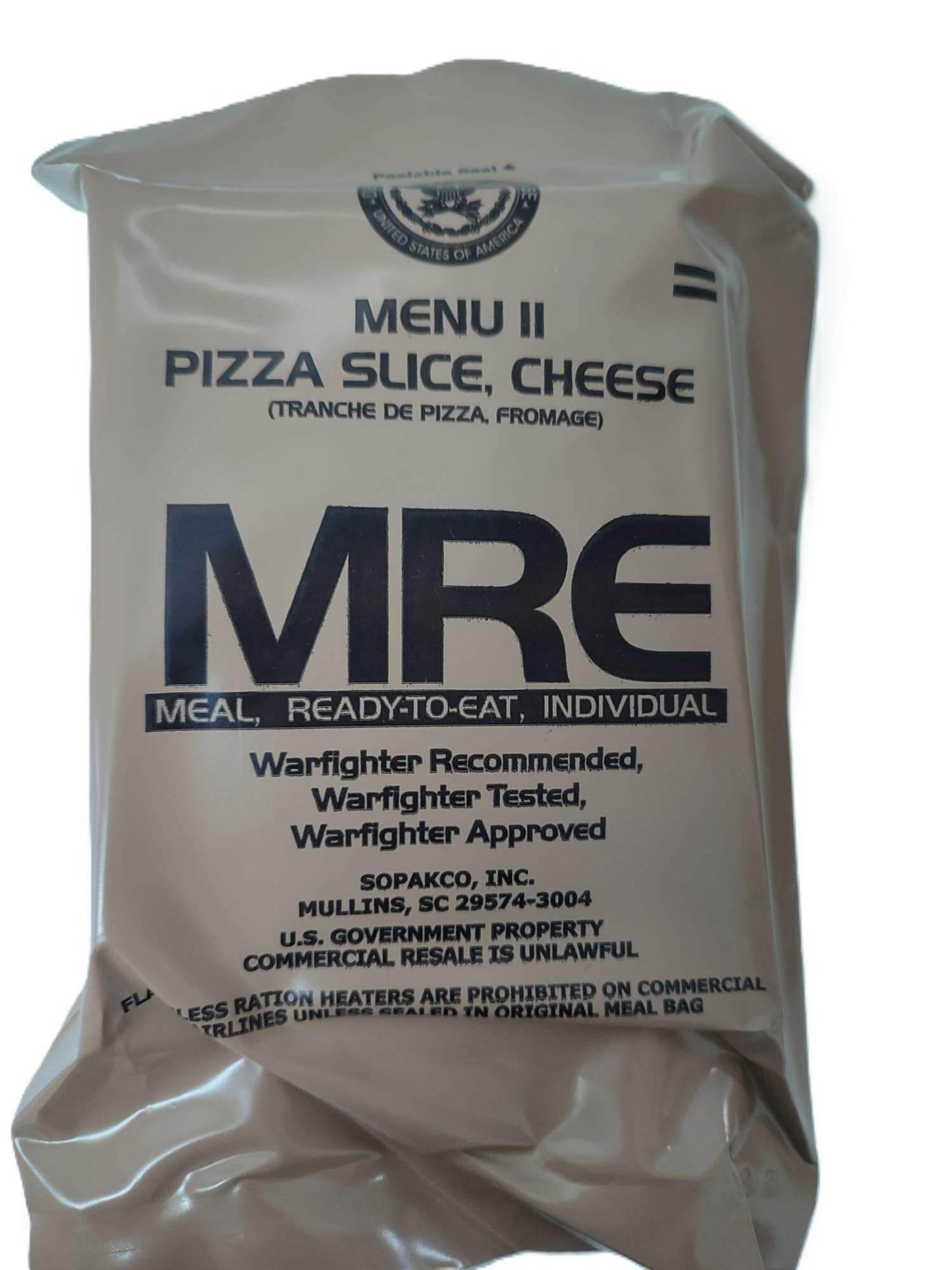 MRE USA Comida Militar Estados Unidos - RACIONES DE COMBATE MRE