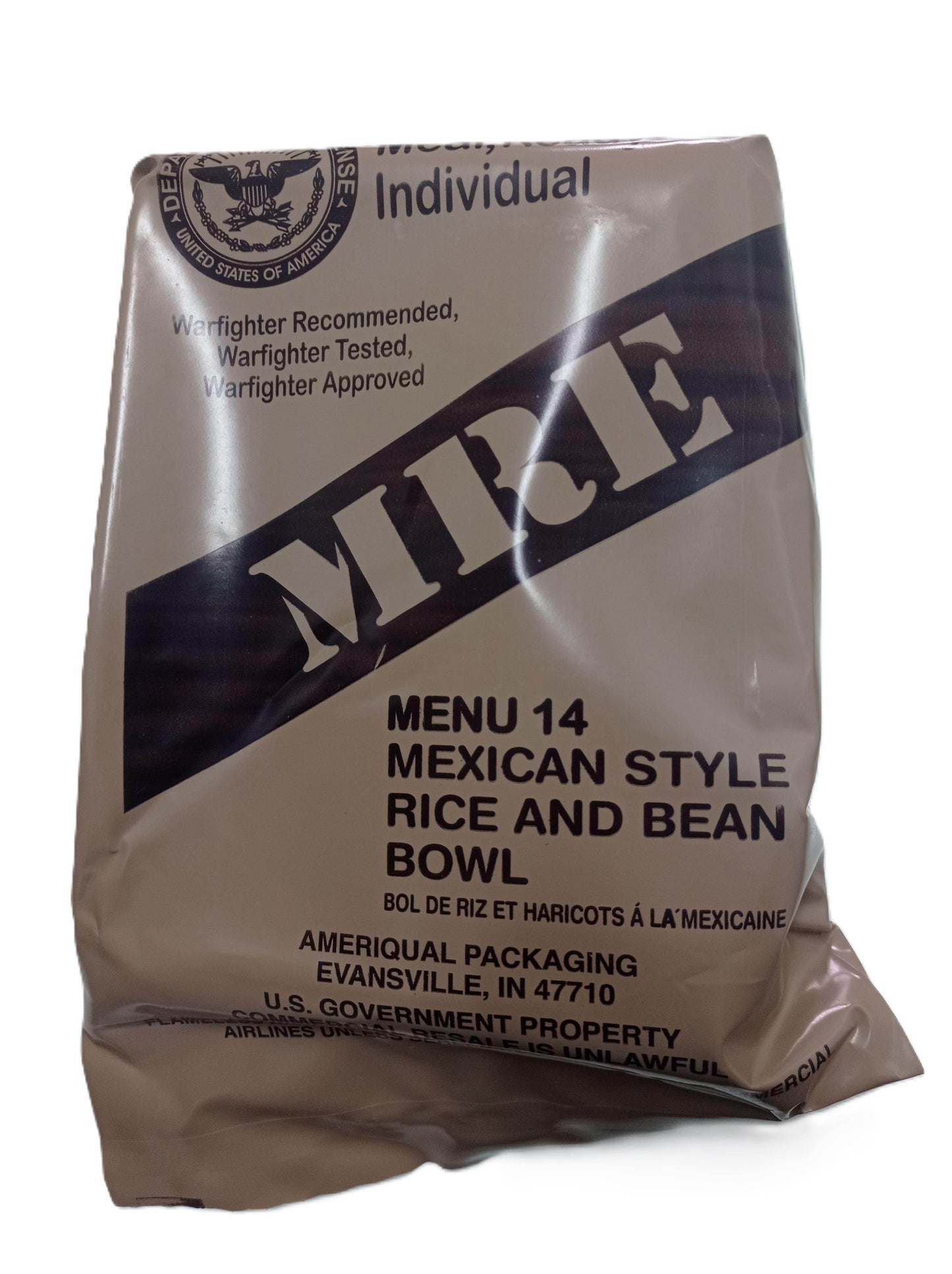 MRE USA Comida Militar Estados Unidos - RACIONES DE COMBATE MRE