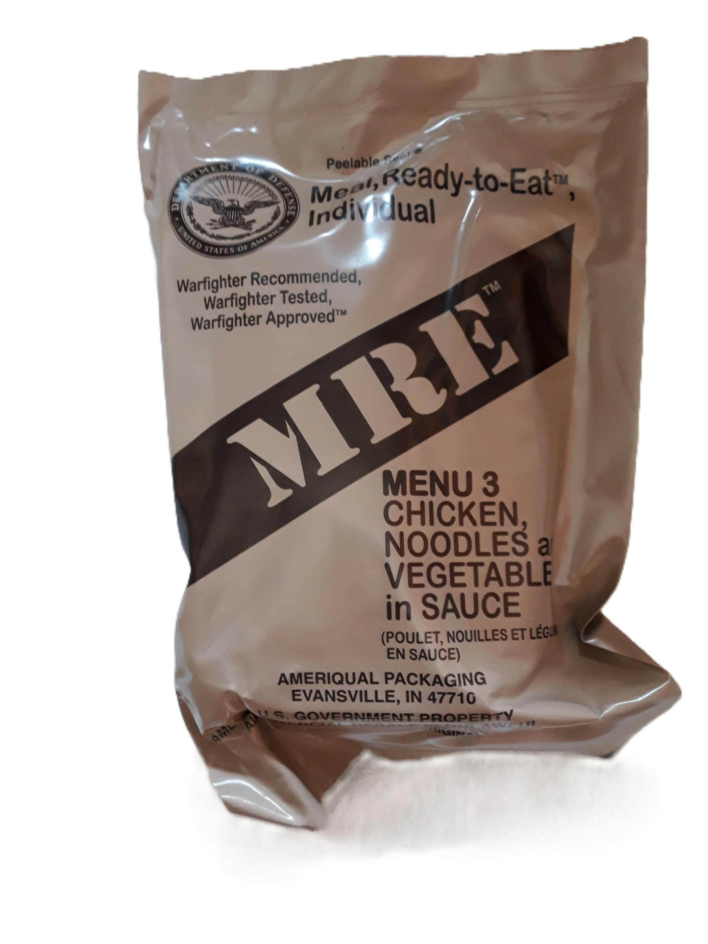MRE USA Comida Militar Estados Unidos - RACIONES DE COMBATE MRE