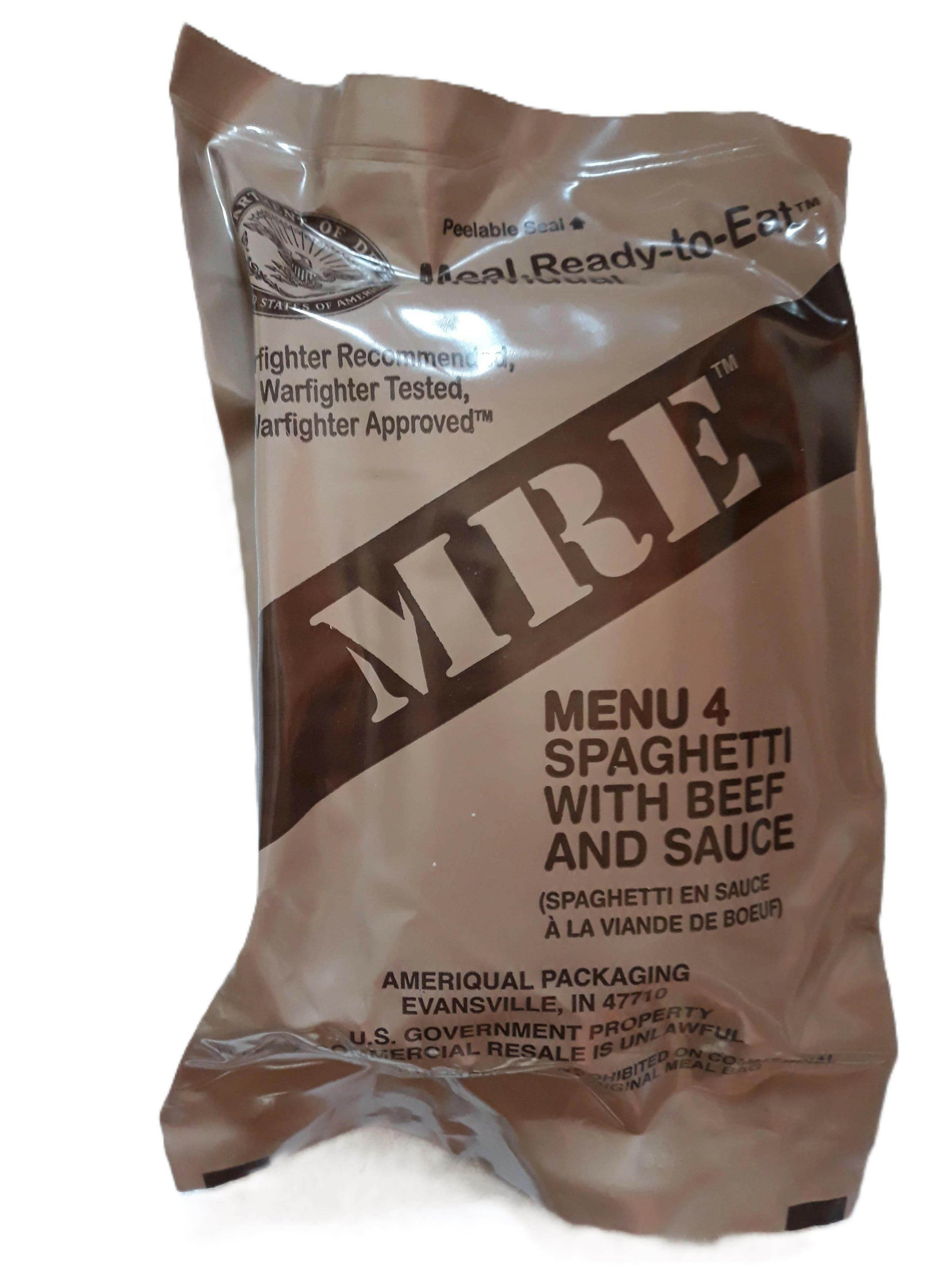 MRE USA Comida Militar Estados Unidos - RACIONES DE COMBATE MRE