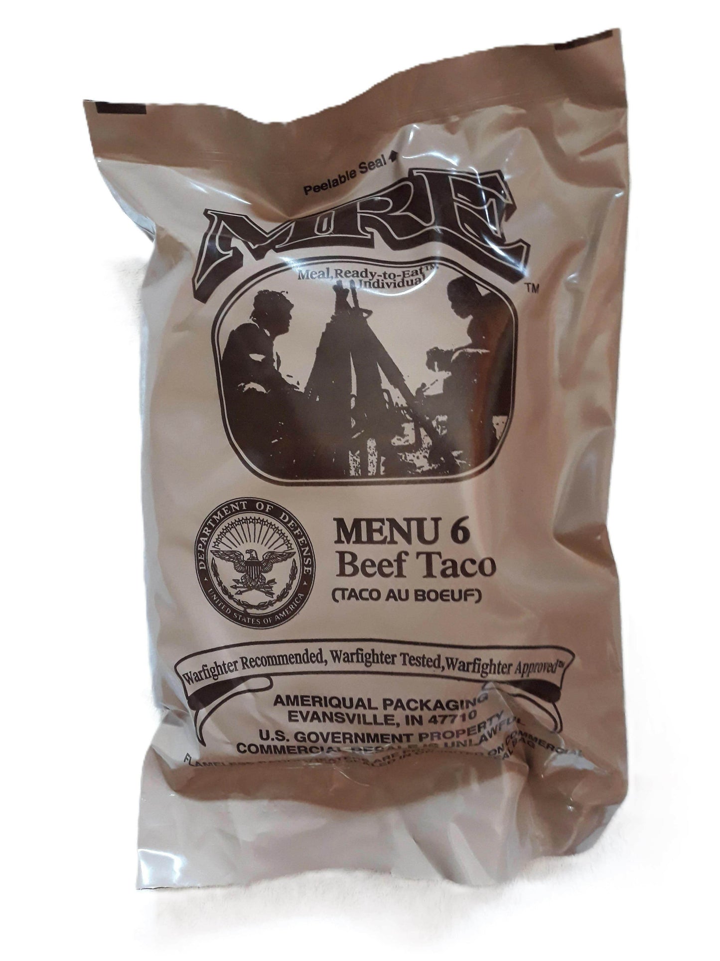 MRE USA Comida Militar Estados Unidos - RACIONES DE COMBATE MRE