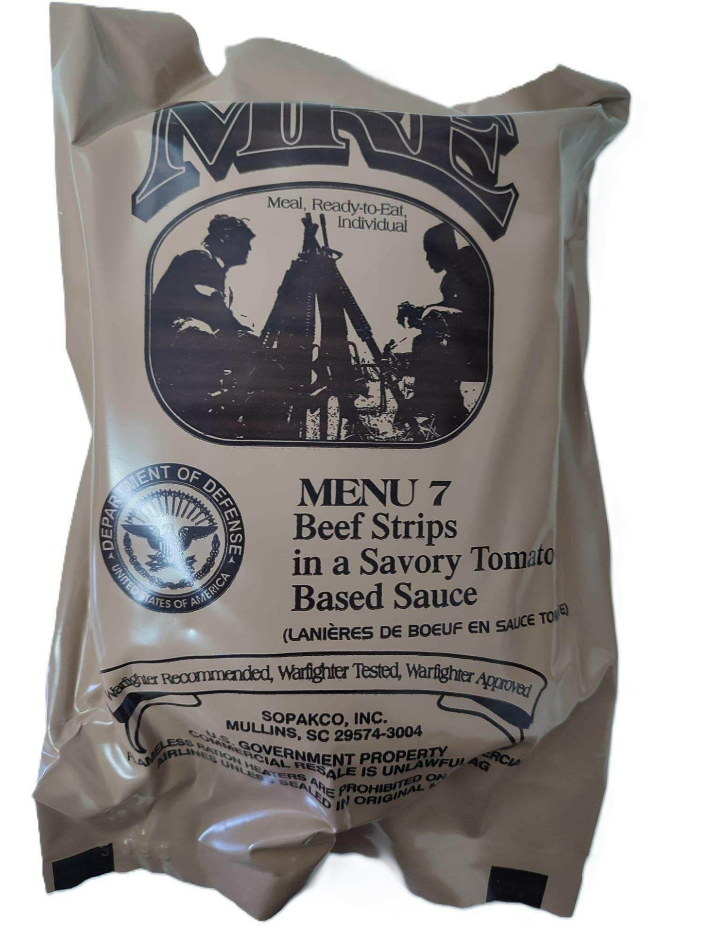 MRE USA Comida Militar Estados Unidos - RACIONES DE COMBATE MRE