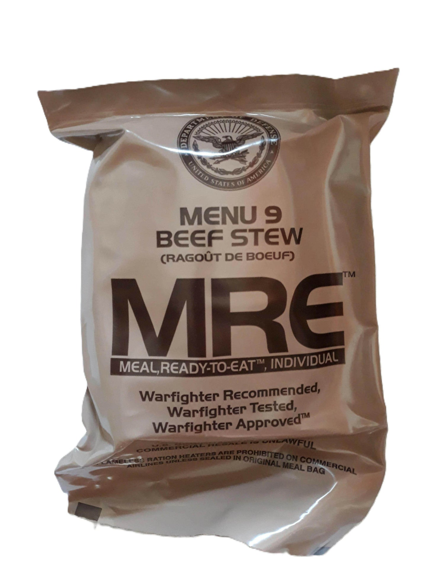 MRE USA Comida Militar Estados Unidos - RACIONES DE COMBATE MRE