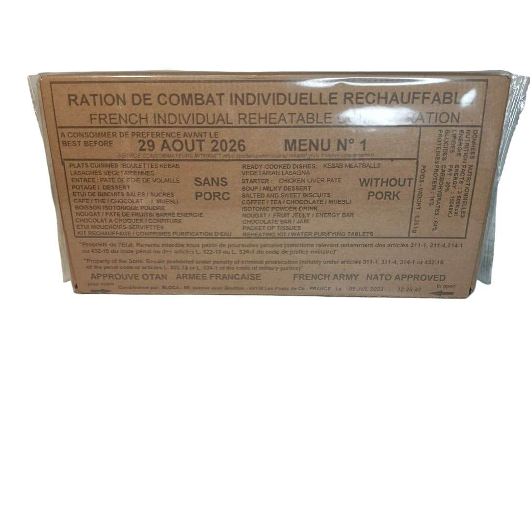 Ración Militar Francesa/Mre Francia - RACIONES DE COMBATE MRE