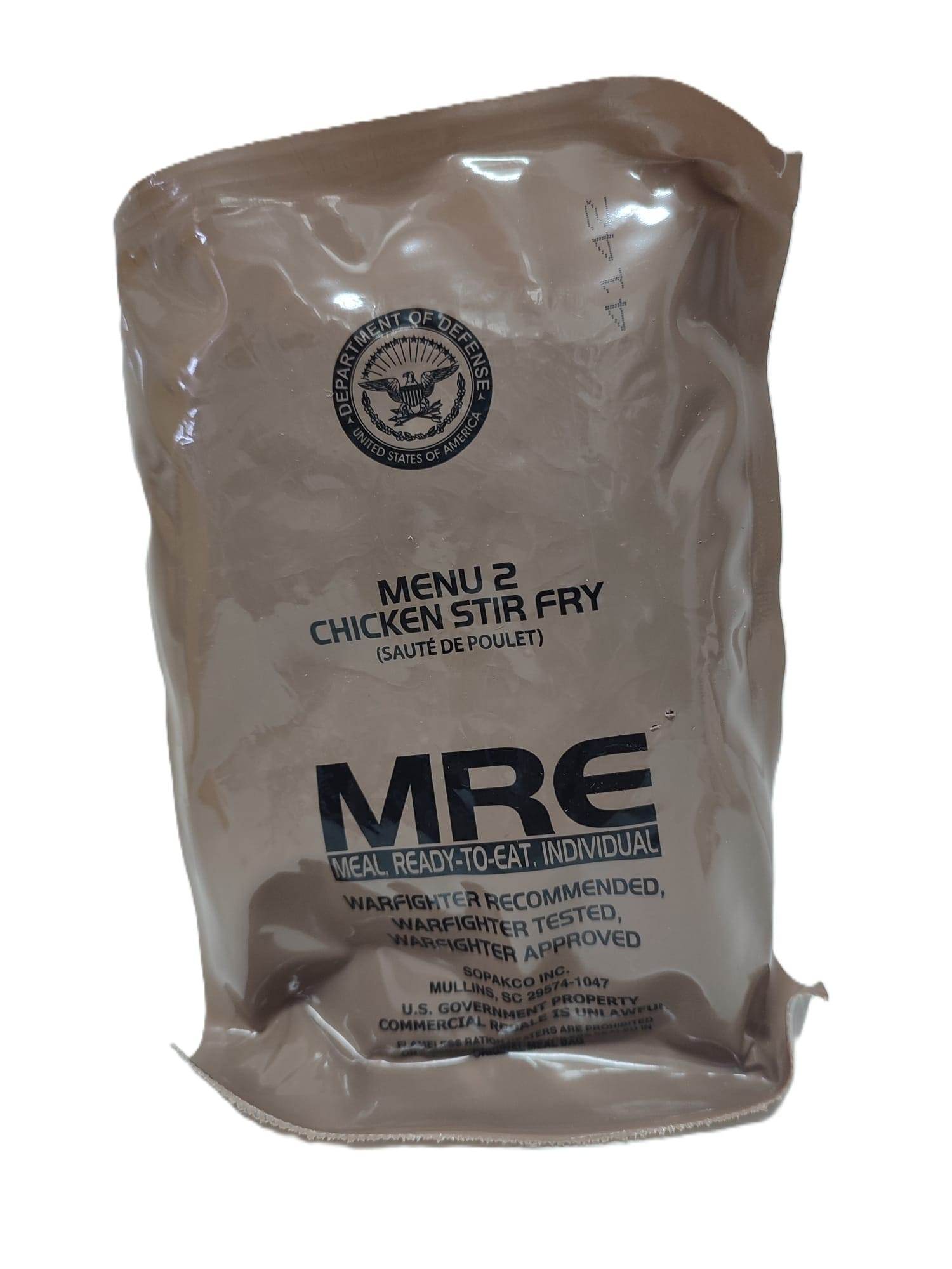 MRE USA Comida Militar Estados Unidos - RACIONES DE COMBATE MRE