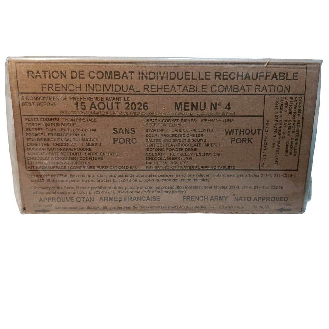 Ración Militar Francesa/Mre Francia - RACIONES DE COMBATE MRE