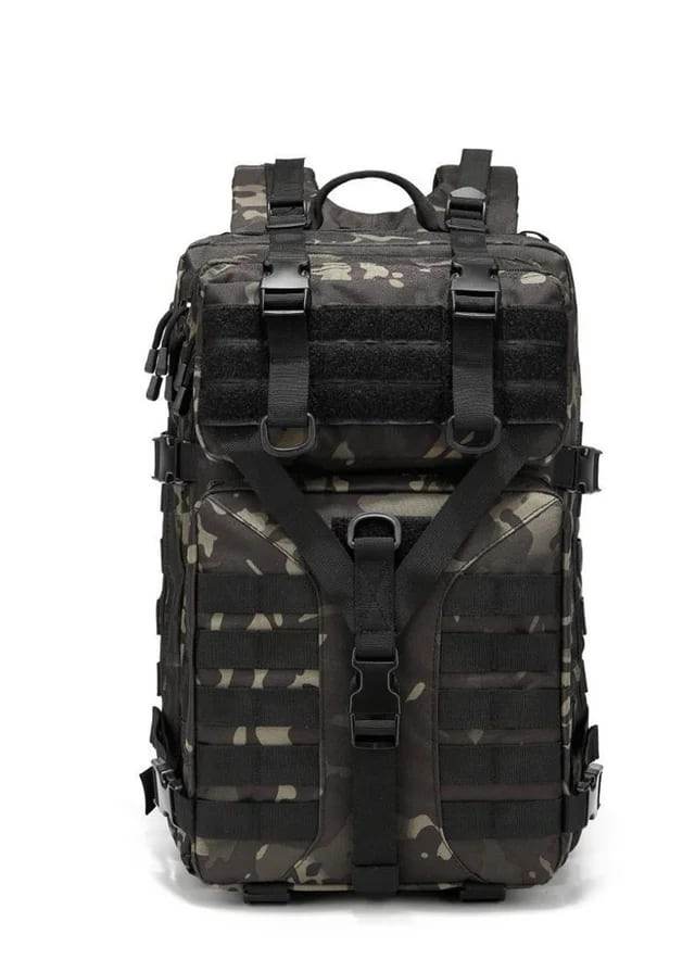 Mochila Tactica Negro Camuflaje - RACIONES DE COMBATE MRE