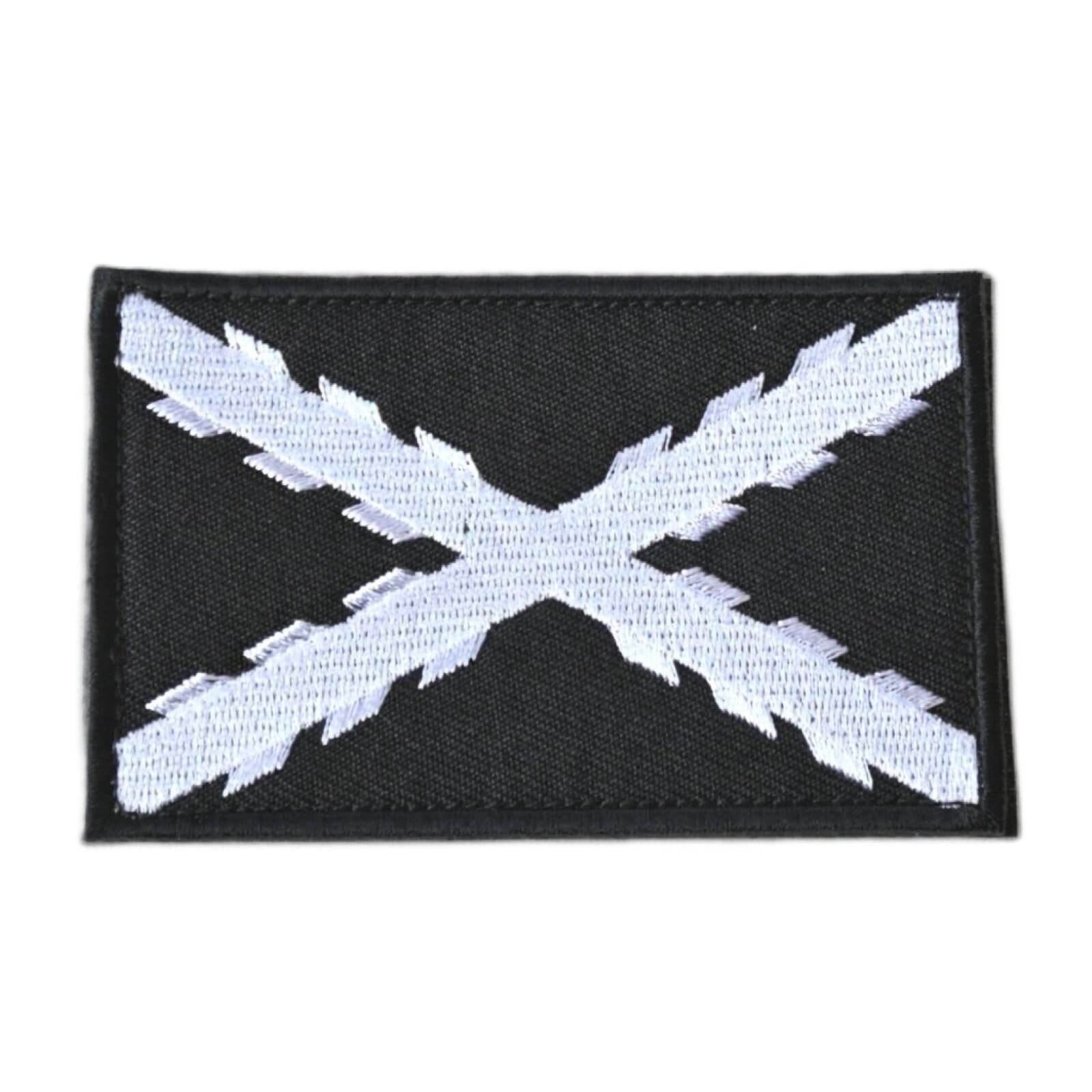 Parche Bandera TERCIOS Aspa Blanca - RACIONES DE COMBATE MRE