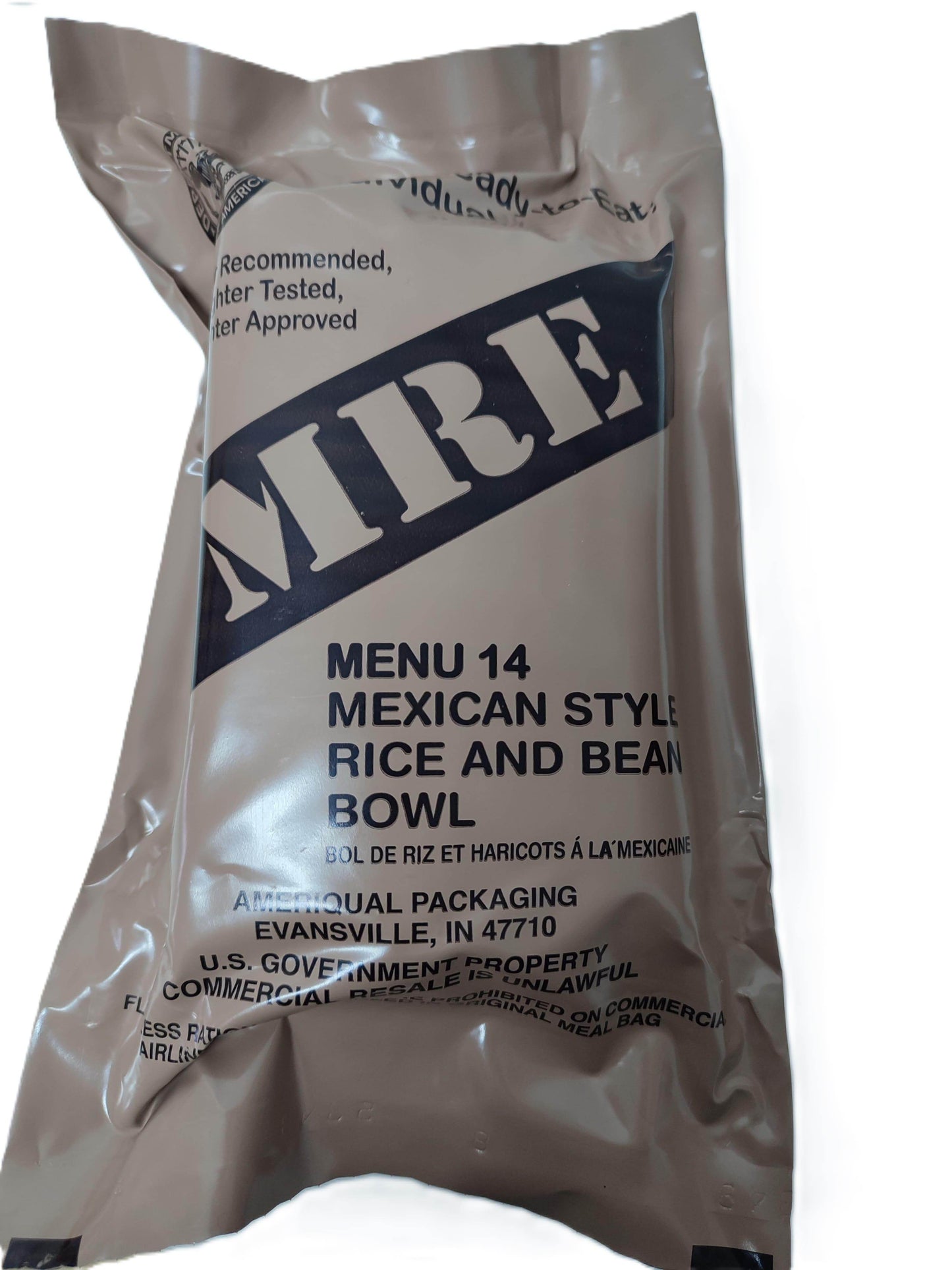 MRE USA Comida Militar Estados Unidos - RACIONES DE COMBATE MRE