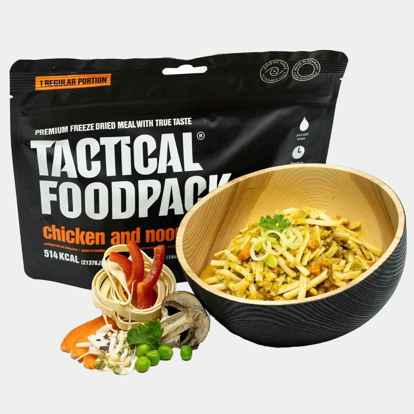 Pollo con Noodles – Tactical Foodpack - RACIONES DE COMBATE MRE