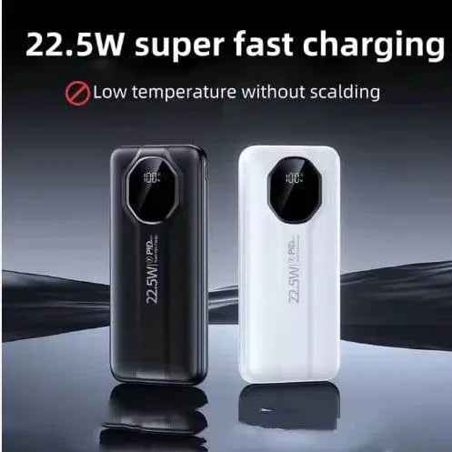 Power Bank 10000 mAh PD 22,5W con Cables Integrados