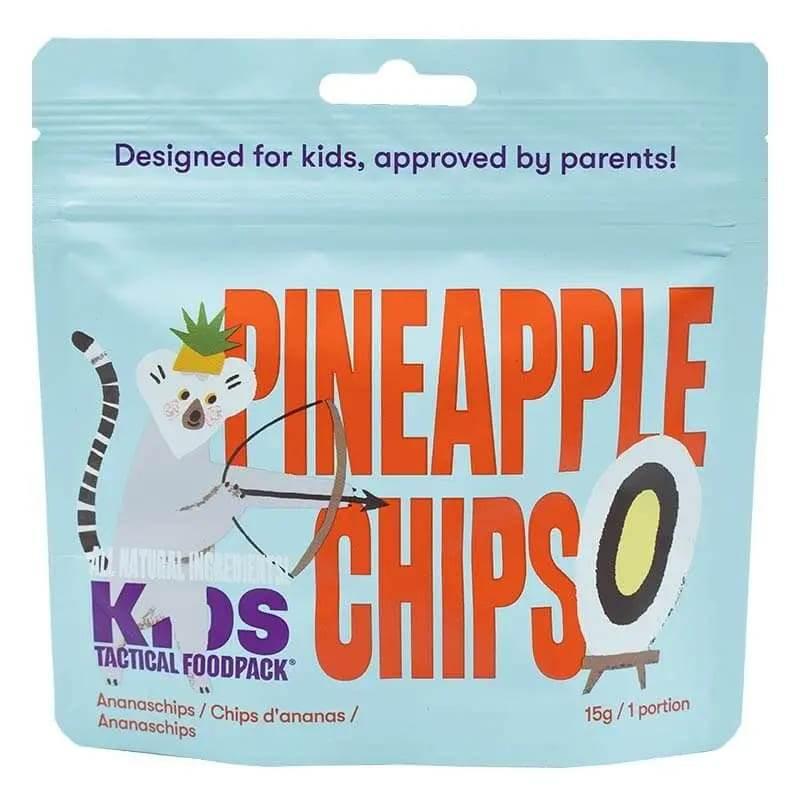 🍍Snack Infantil Tactical Foodpack Kids – Chips de Piña Liofilizada (Vegano) - RACIONES DE COMBATE MRE