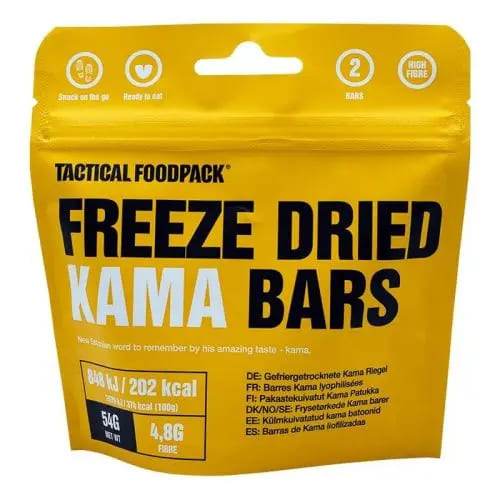 🪖 Barritas Energéticas Tactical Foodpack Freeze Dried KAMA Bars - RACIONES DE COMBATE MRE