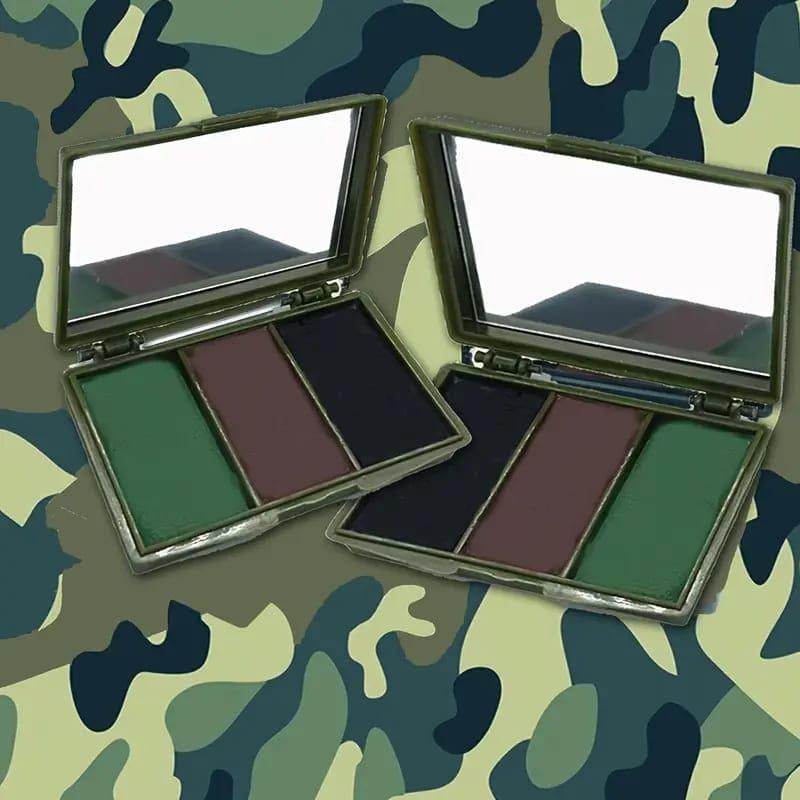 Kit de Pintura Facial de Camuflaje de 3 Colores - RACIONES DE COMBATE MRE