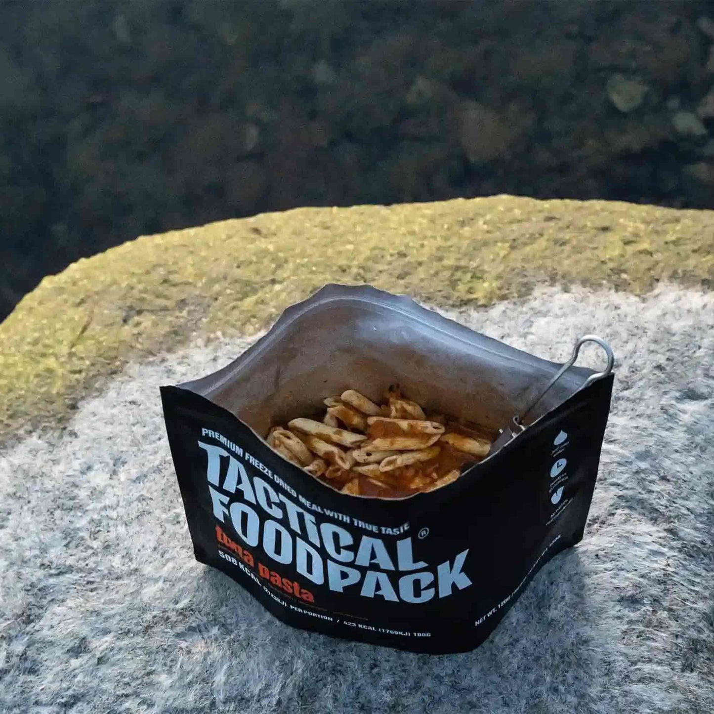 Atún pasta liofilizado Tactical Foodpack ración camping montaña