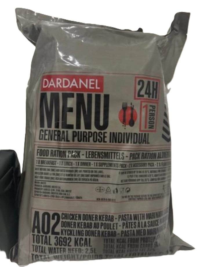 Ración Militar Dardanel 24H-Grecia - RACIONES DE COMBATE MRE