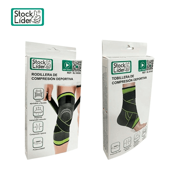 Pack Tobillera + Rodillera de compresión deportiva - RACIONES DE COMBATE MRE
