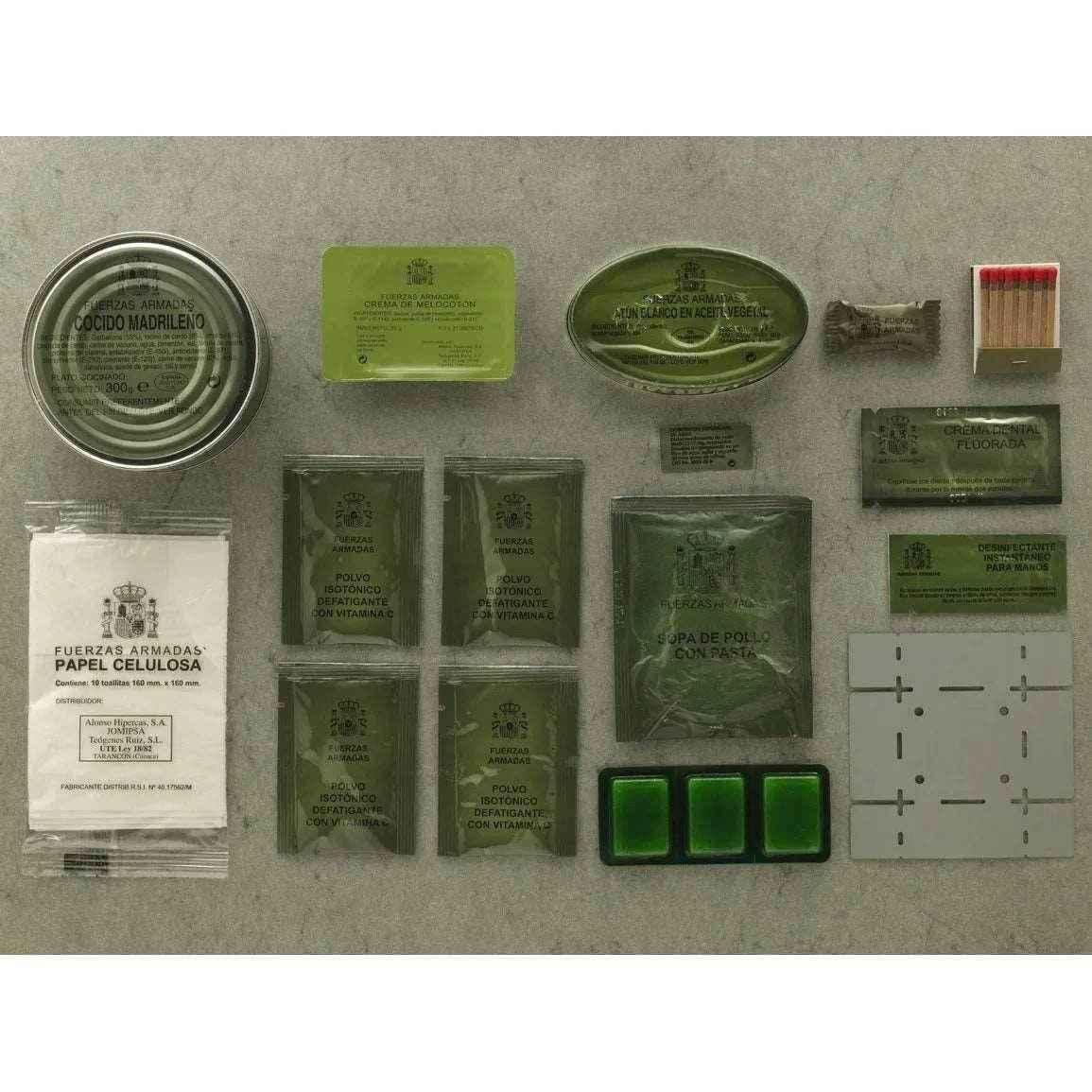 Raciones de Combate MRE Menú B