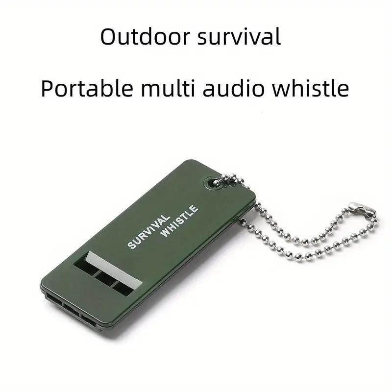 Silbato táctico supervivencia señal emergencia outdoor bushcraft