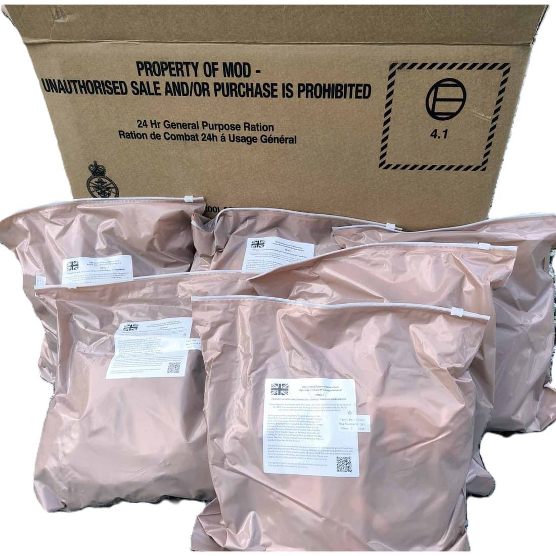 British Army 24 Hour Ration Pack: la ración de combate británica al detalle - RACIONES DE COMBATE MRE