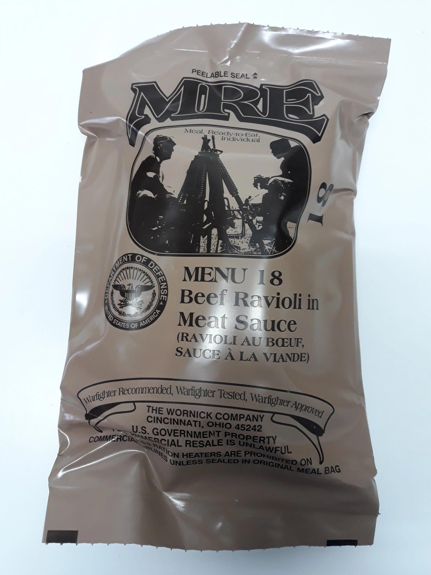 MRE USA Comida Militar Estados Unidos - RACIONES DE COMBATE/MRE