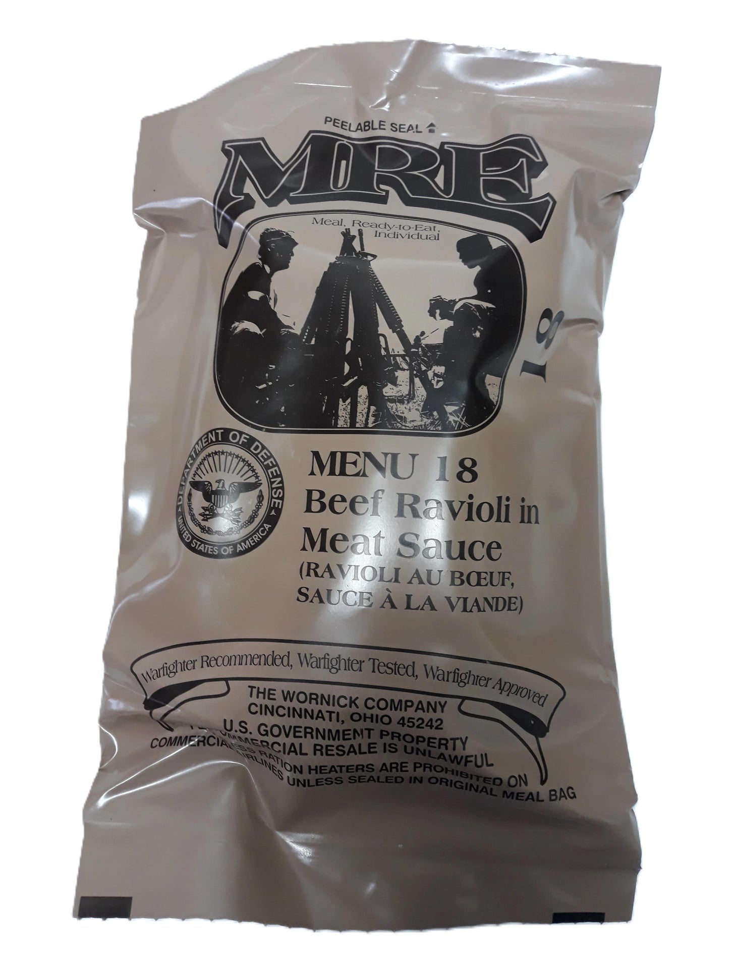 MRE USA Comida Militar Estados Unidos - RACIONES DE COMBATE/MRE