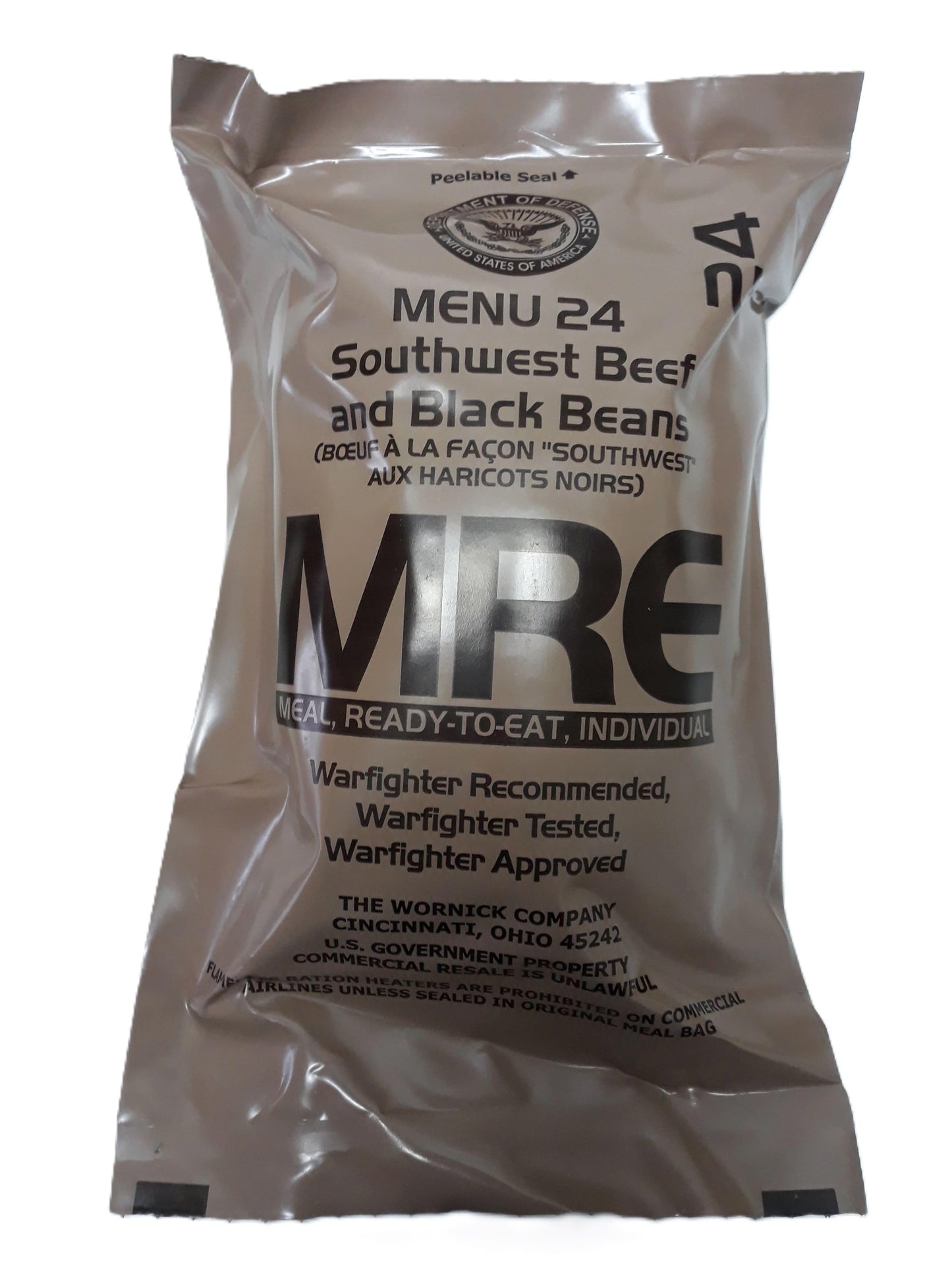 MRE USA Comida Militar Estados Unidos - RACIONES DE COMBATE/MRE