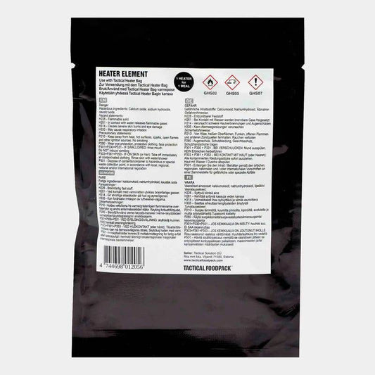 Activador para Bolsa Calentadora – Tactical Foodpack - RACIONES DE COMBATE MRE