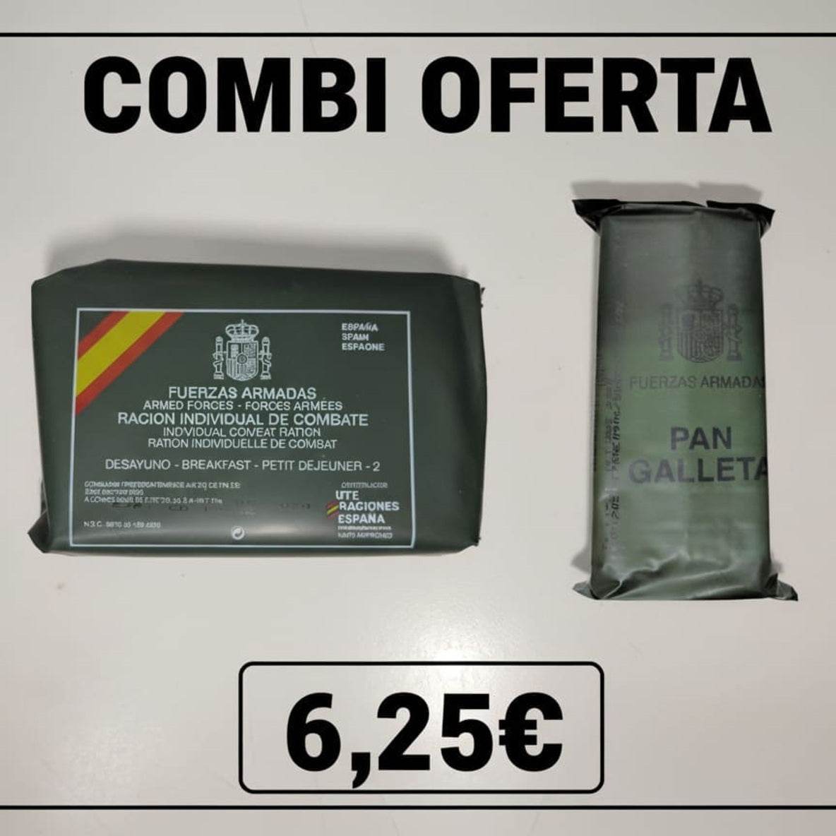 Combi Oferta - RACIONES DE COMBATE MRE
