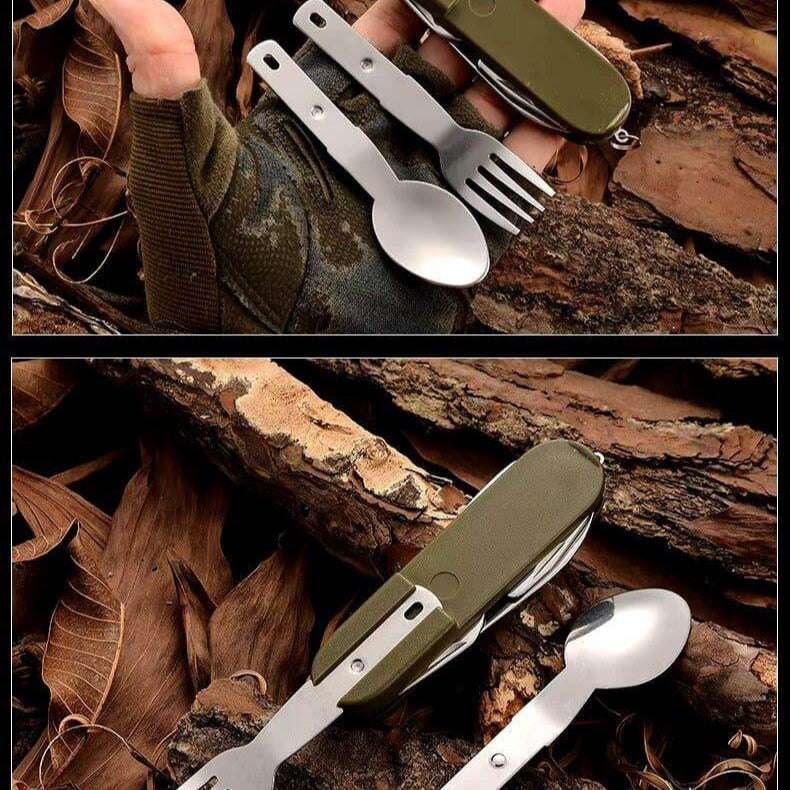 Juego De Utensilios De Camping 7 En 1 - RACIONES DE COMBATE MRE