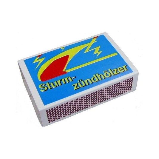 Cerillas antitormenta prueba viento agua supervivencia camping