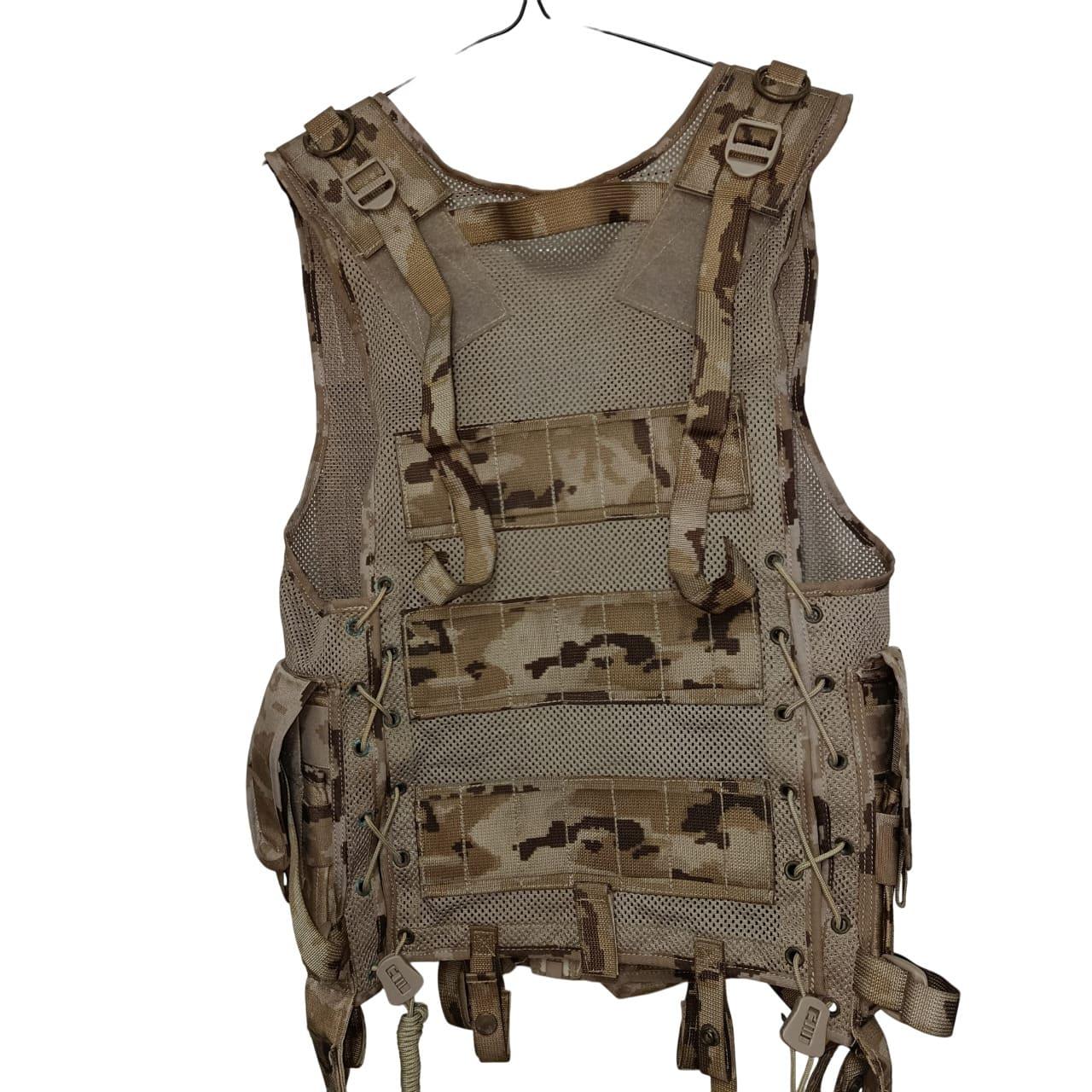 Chaleco Táctico Altus – Modelo CHALECO TRANS MUNIC MMA - RACIONES DE COMBATE MRE