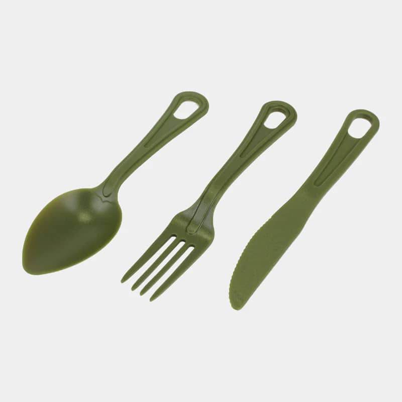 Set de Cubiertos de Plástico – MIL-TEC - RACIONES DE COMBATE MRE